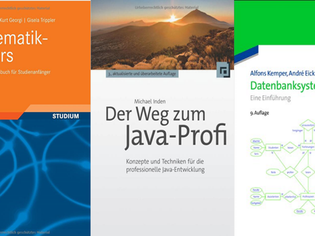 Drei Bücher für das Informatik-Studium | Informatik Blog