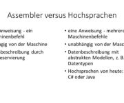 Hochsprache Hochsprache - Was ist eine Hochsprache? | Programmiersprachen Grundlagen
